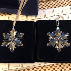 Small Swarovski snowflakes